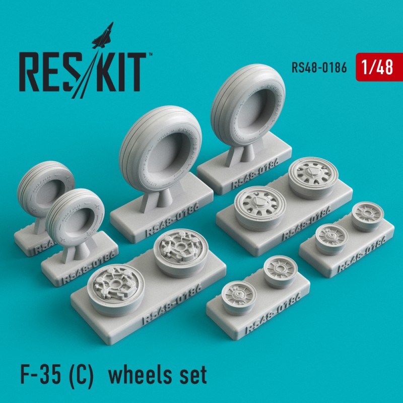 1/48 F-35 (C) wheels set (KITTYH)