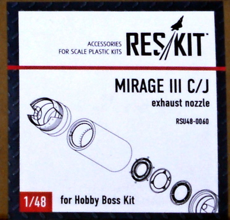 1/48 Mirage III C/J exhaust nozzles (HOBBYB)