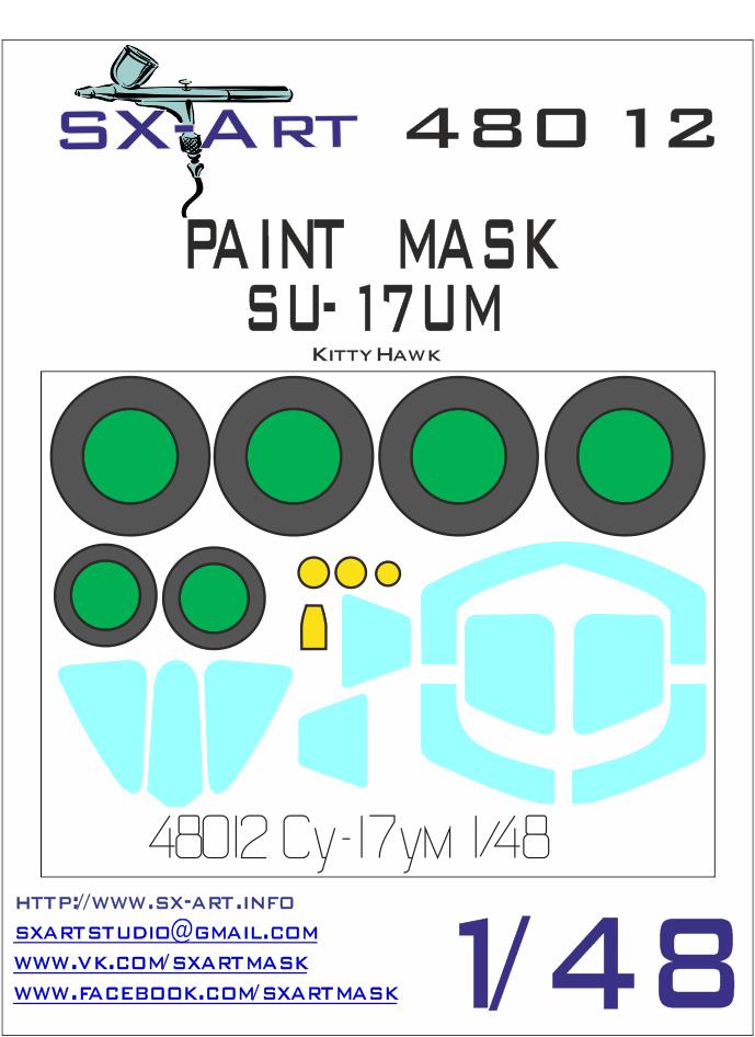 1/48 Su-17UB Painting Mask (KITTYH)