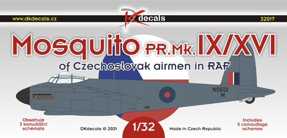 1/32 Mosquito PR.Mk.IX/XVI of Czechosl.airmen RAF