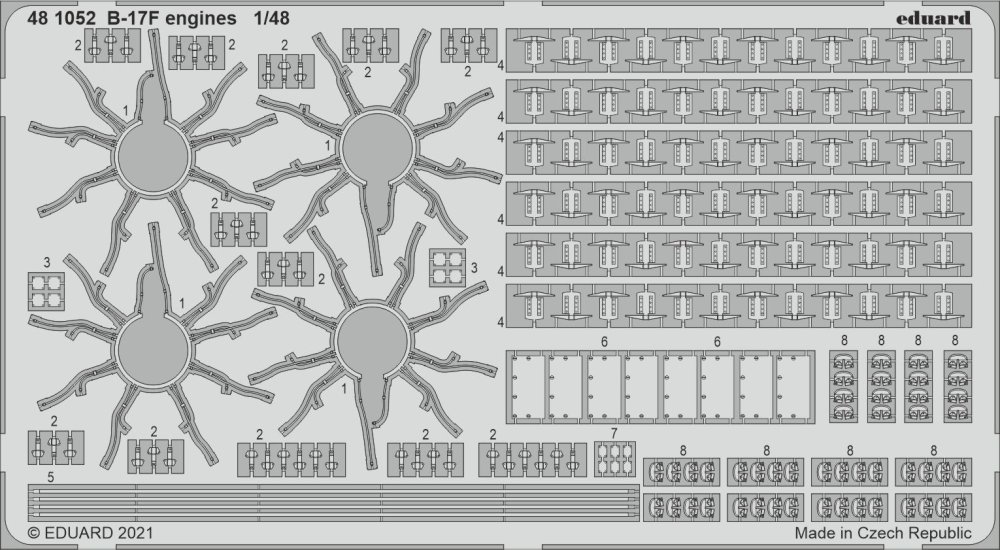 SET B-17F engines (HKM)