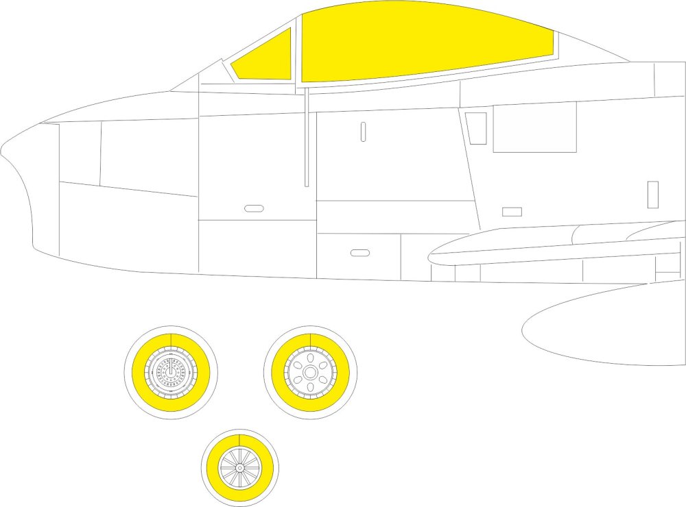 Mask 1/48 Sabre F.4 TFace (AIRF)