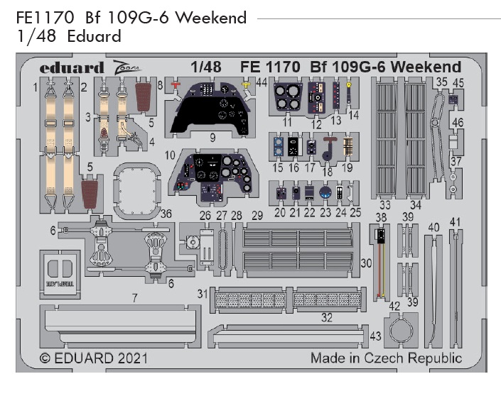 1/48 Bf 109G-6 Weekend (EDU)