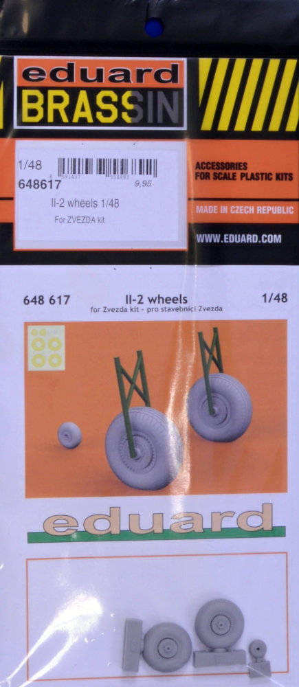 BRASSIN 1/48 Il-2 wheels (ZVE)