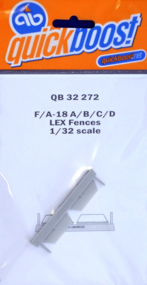 1/32 F/A-18 A/B/C/D LEX fences