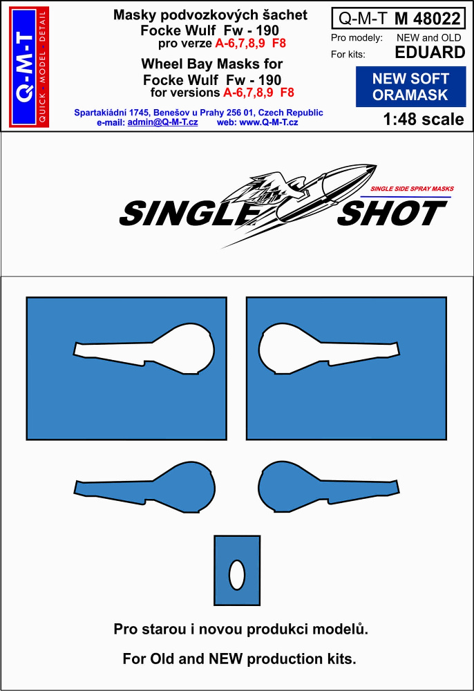 1/48 Mask Fw-190A6,7,8 F8 (EDU)