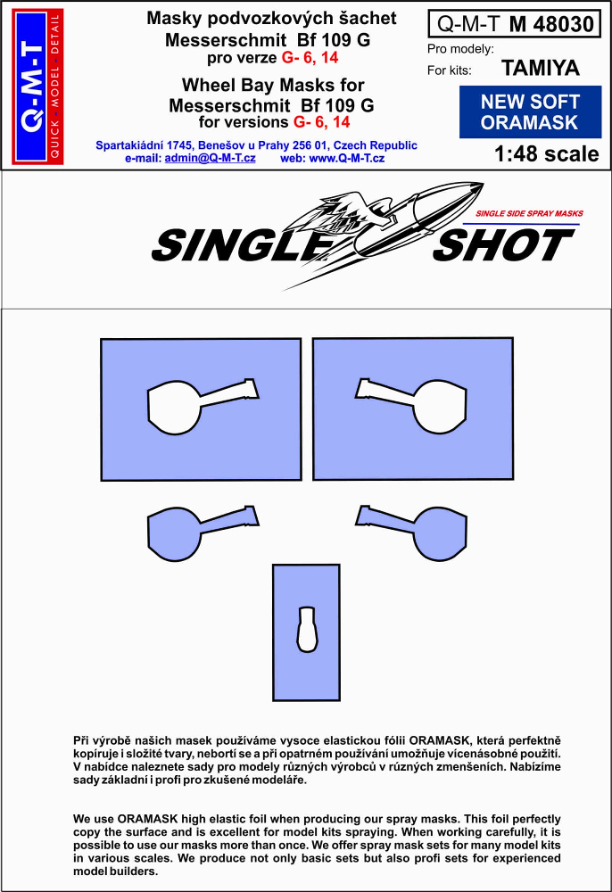 1/48 Mask Bf 109 G-6 (TAM)