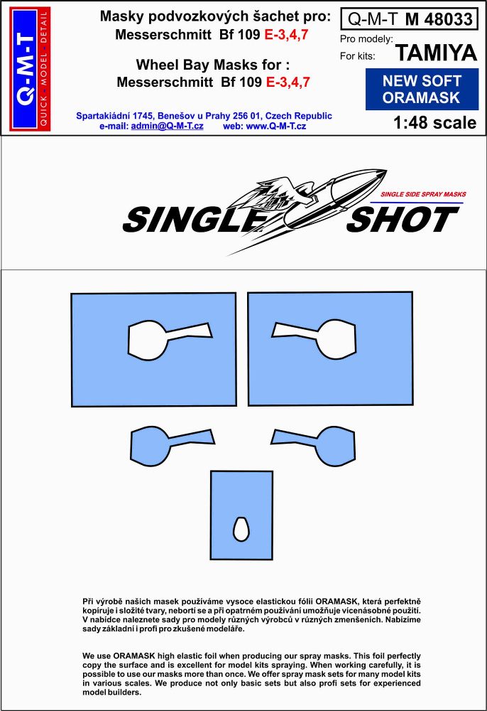 1/48 Mask Bf 109E- 3,4,7 (TAM)