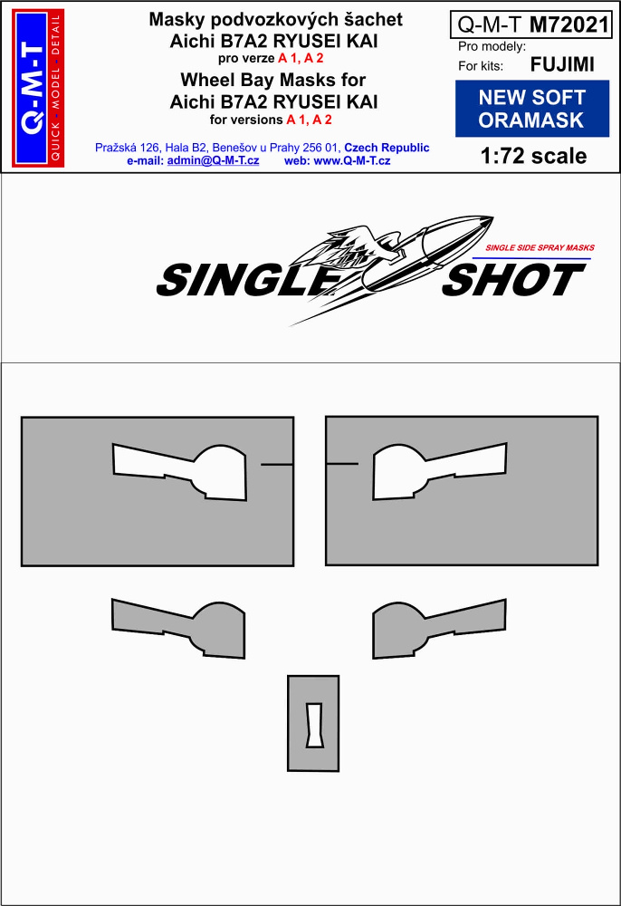 1/72 Mask B7A1,2 (FUJI)