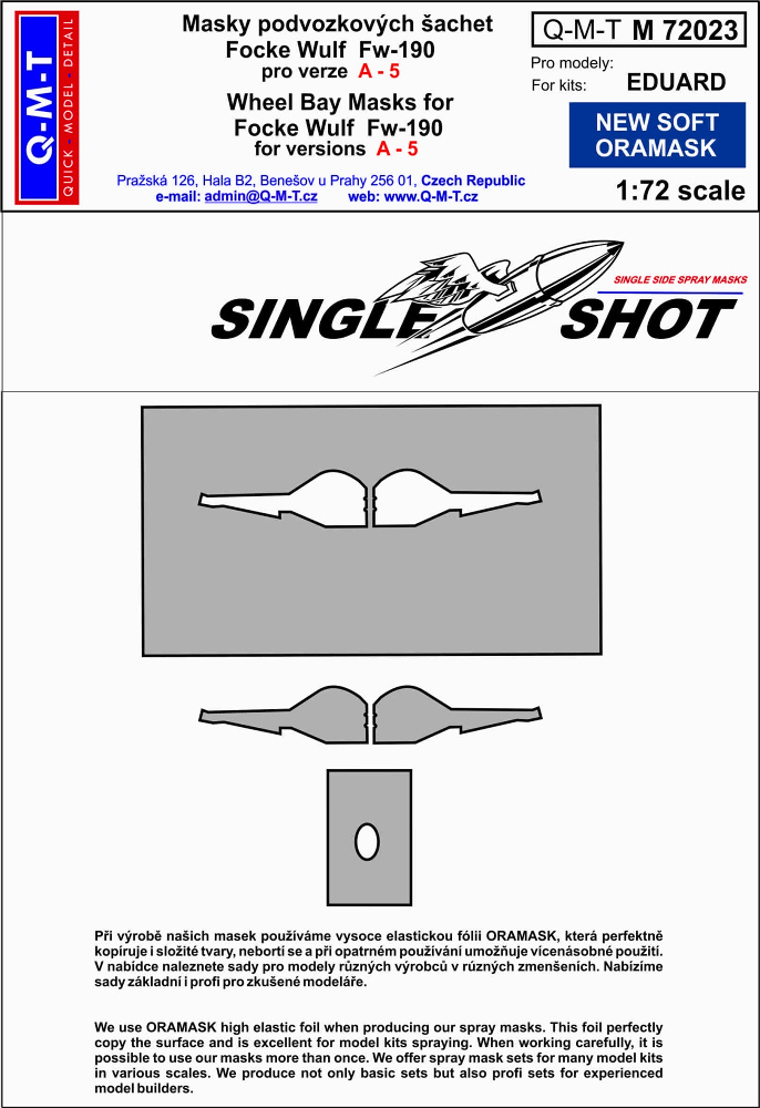 1/72 Mask Fw-190A5 (EDU)