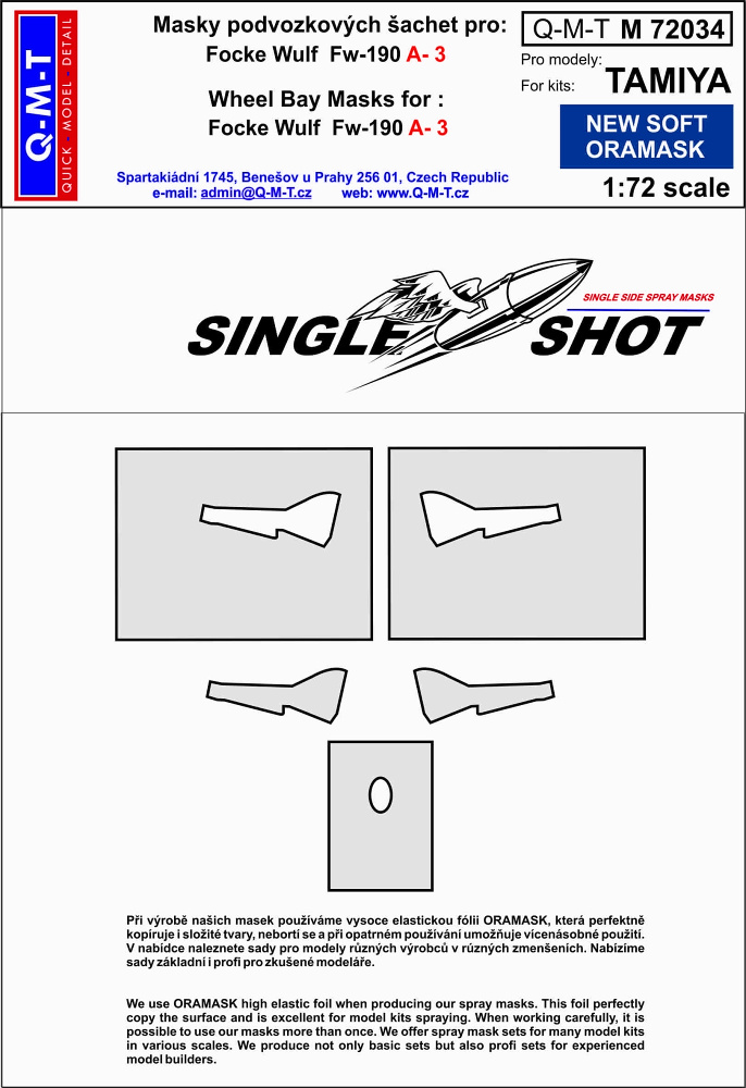 1/72 Mask Fw-190A -3 (TAM)