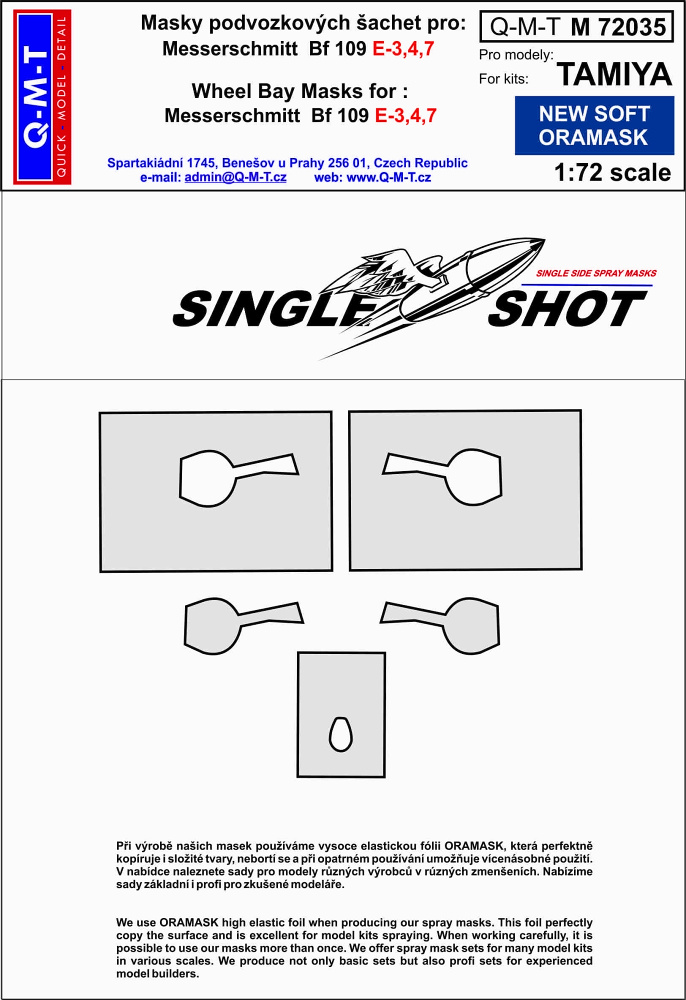 1/72 Mask Bf 109E-3,4,7 (TAM)