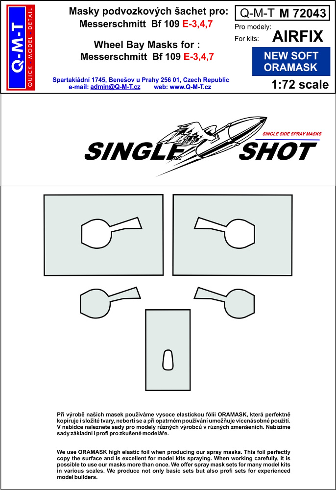 1/72 Mask Bf 109E-3,4,7 (AIRF)