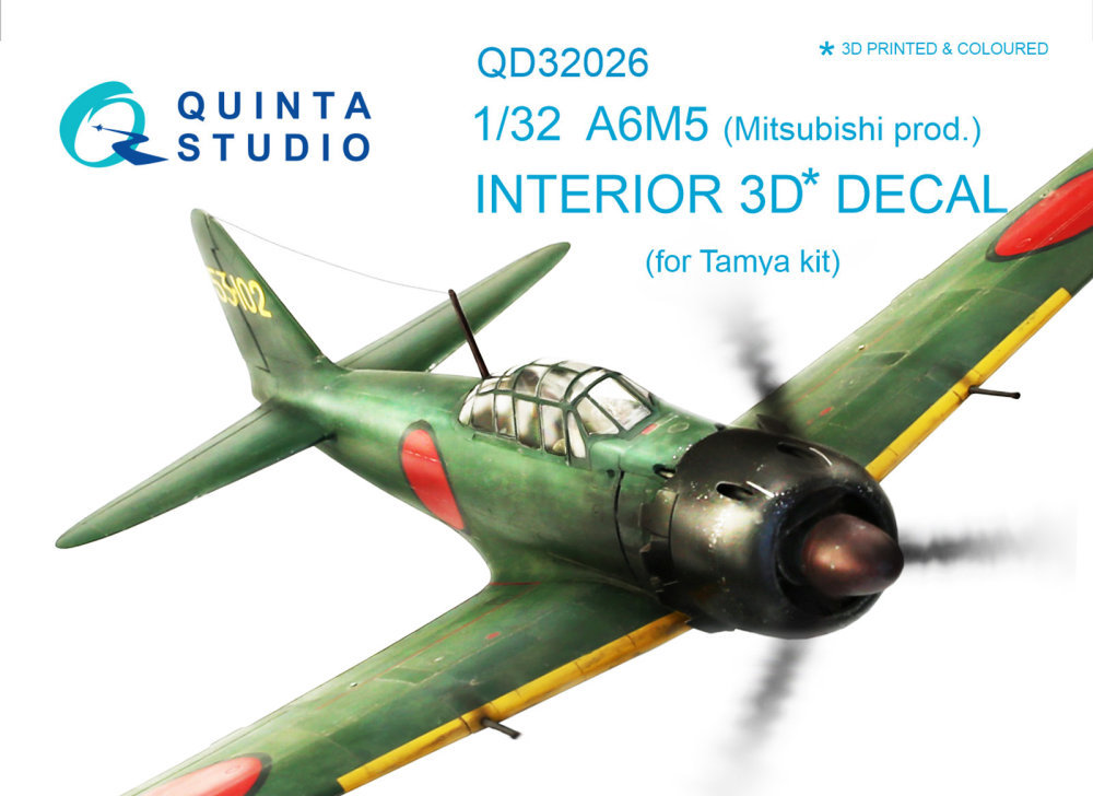 1/32 Mitsubishi A6M5 3D-Print & col.Interior (TAM)