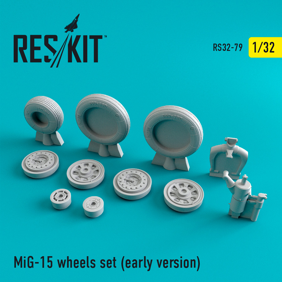 1/32 MiG-15 early wheels set