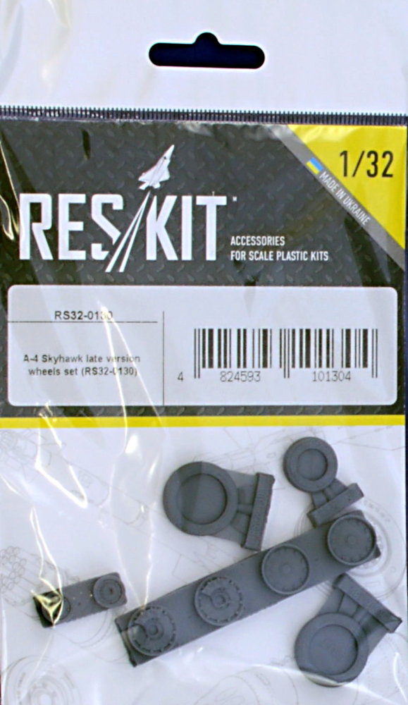 1/32 A-4 Skyhawk late version wheels (TRUMP,HAS)