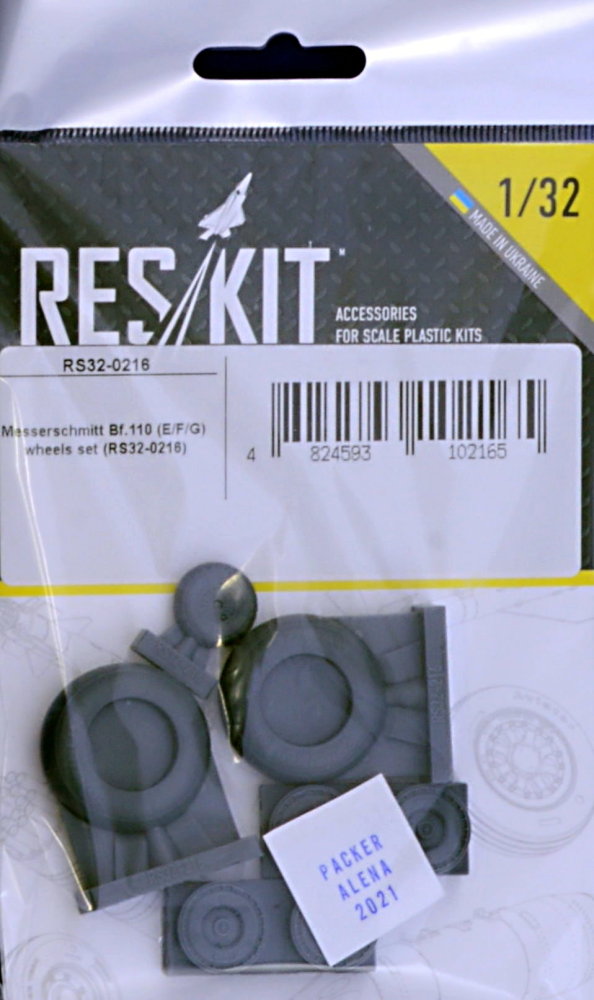 1/32 Messerschmitt Bf.110 (E/F/G) wheels (REV,DRA)