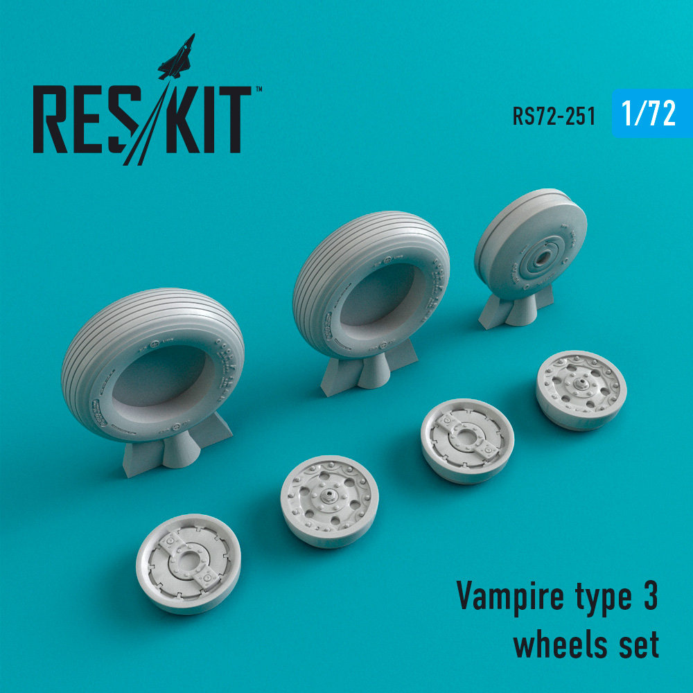 1/72 Vampire type 3 wheels (AMOD/HELL/REV)