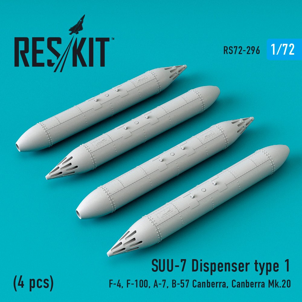 1/72 SUU-7 Dispenser type 1 (4 pcs.)