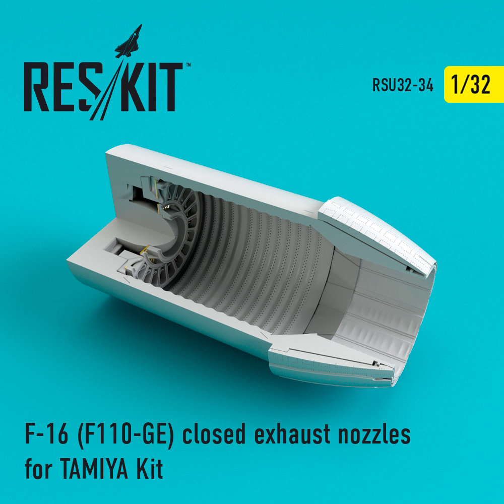 1/32 F-16 (F110-GE) closed exhaust nozzles (TAM)