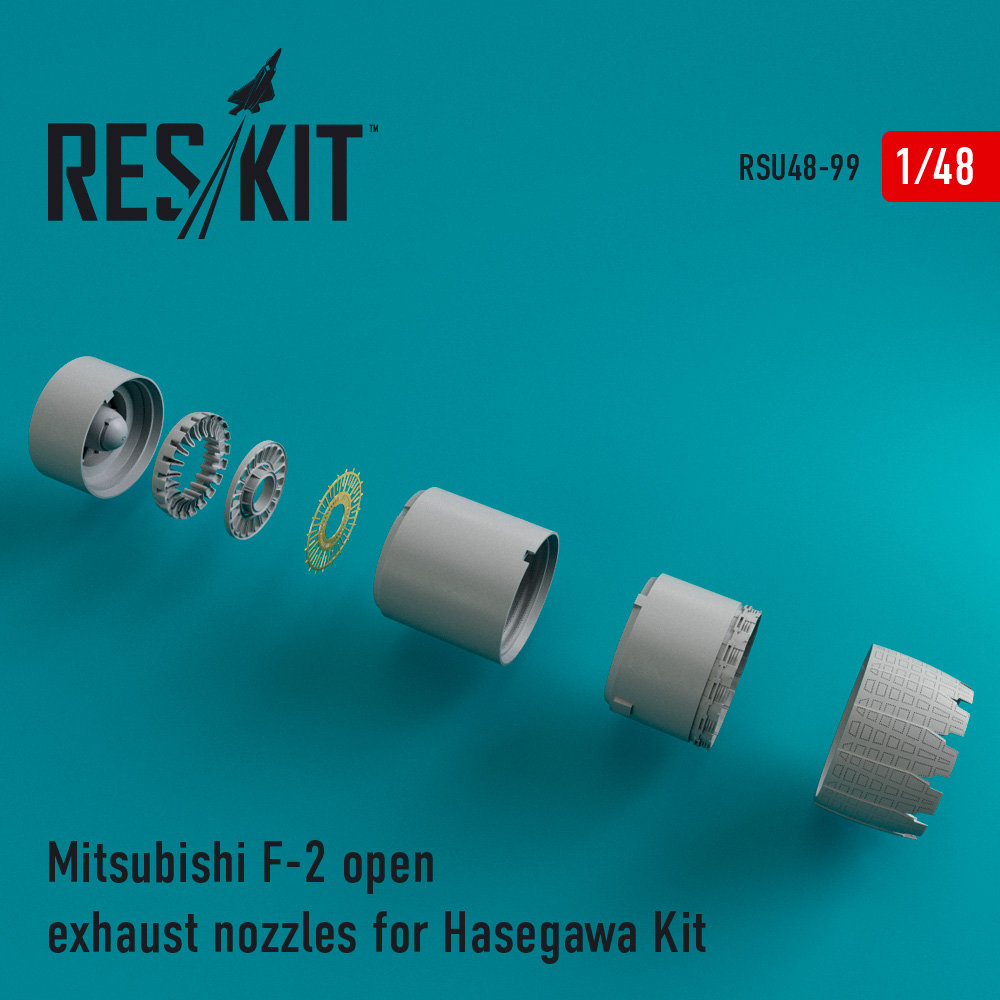 1/48 Mitsubishi F-2 open exhaust nozzles (HAS)