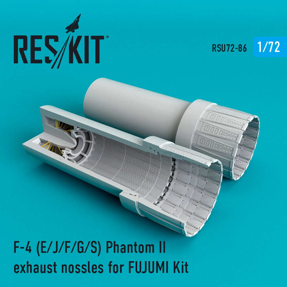 1/72 F-4 Phantom II (E/J/F/G/S) exhaust (FUJI)