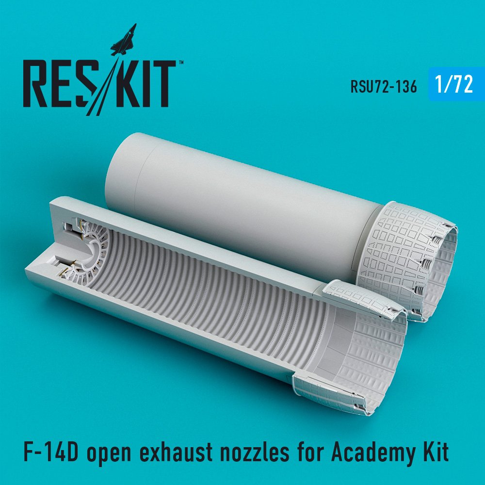 1/72 F-14D open exhaust nozzles (ACAD)