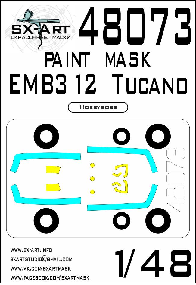 1/48 EMB312 Tucano Painting mask (HOBBYB)