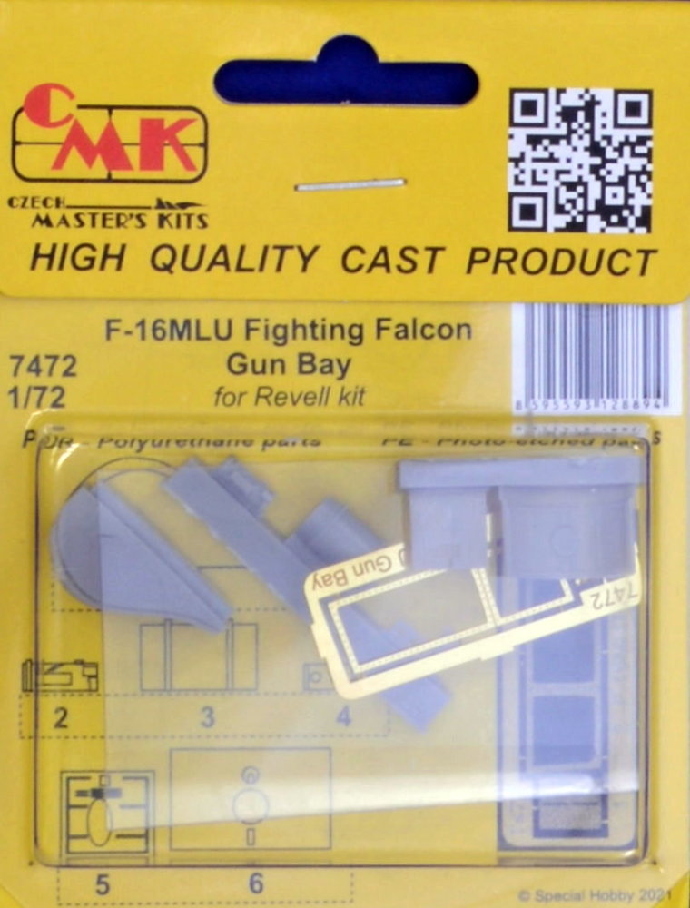 1/72 F-16MLU Fighting Falcon Gun Bay (REV)