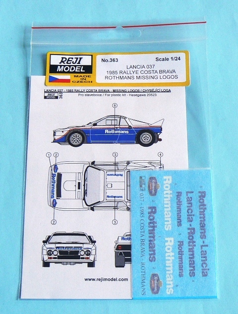 1/24 Lancia 037 Rally C.Brava 1985 Rothmans mis.l.