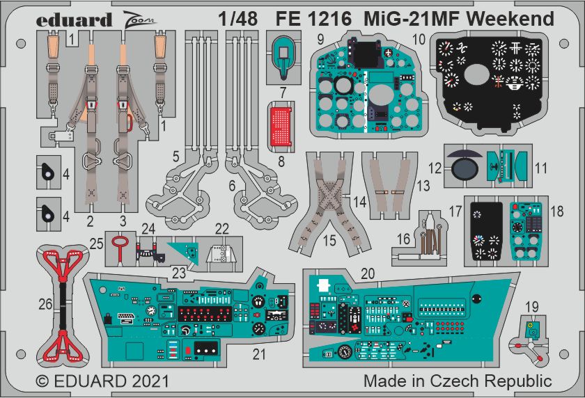 1/48 MiG-21MF Weekend (EDU)