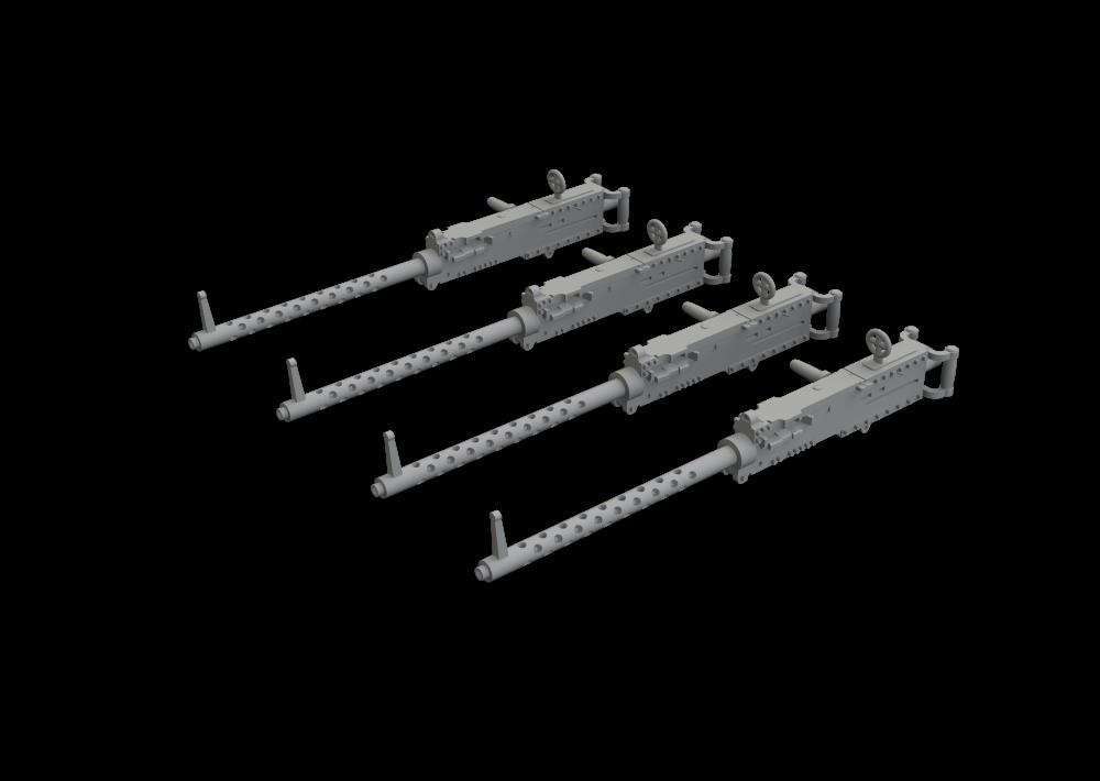 BRASSIN 1/48 M2 Browning w/ handles for aircraft 