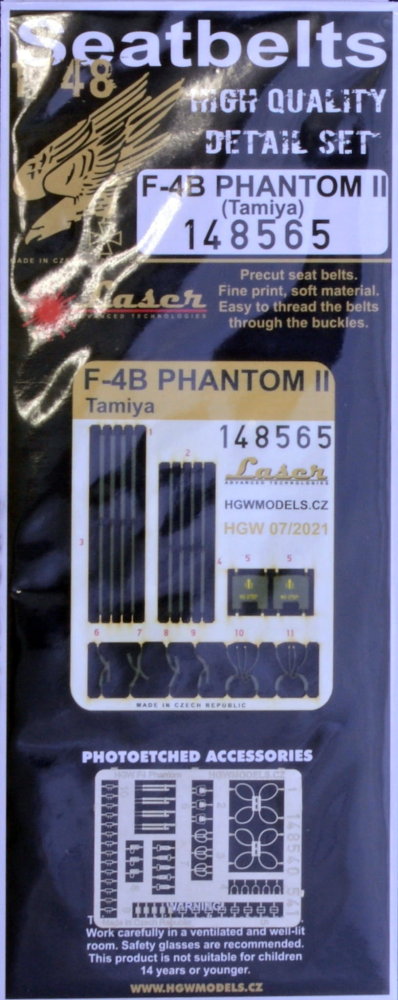 1/48 Seatlbelts F-4B Phantom II (TAM)