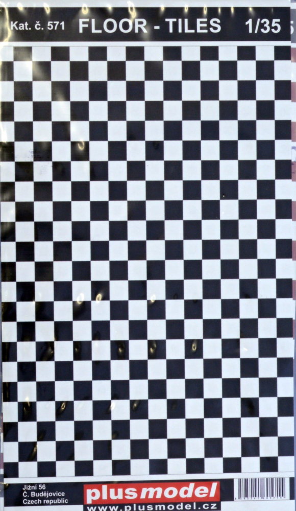 1/35 Floor - tiles (black&white)