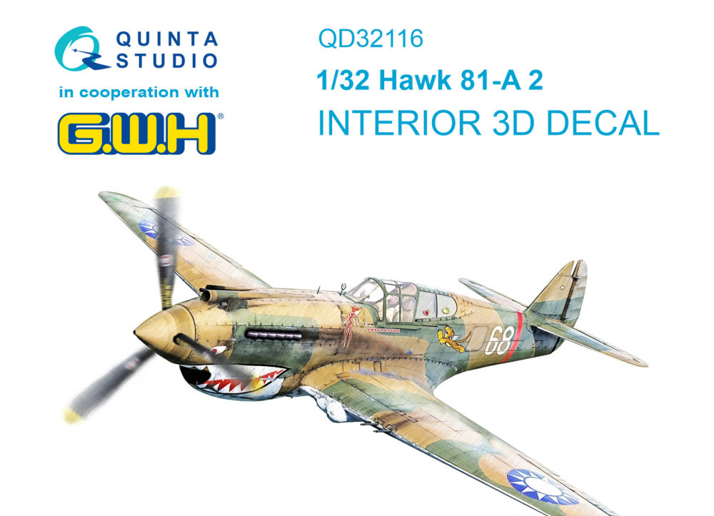 1/32 Hawk 81-A2 3D-Print&col. Interior (GWH)