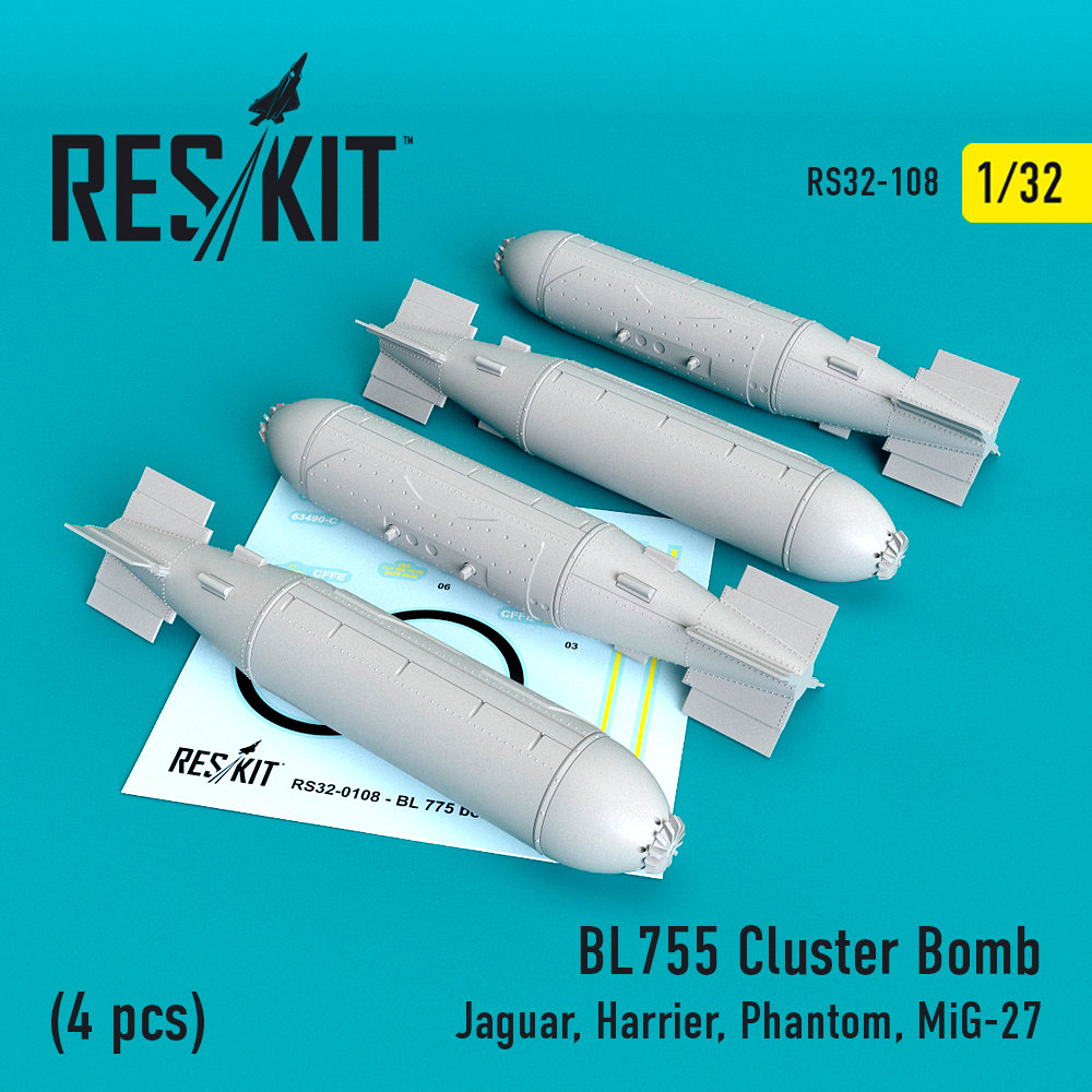 1/32 BL755 Cluster Bomb (4 pcs.) 