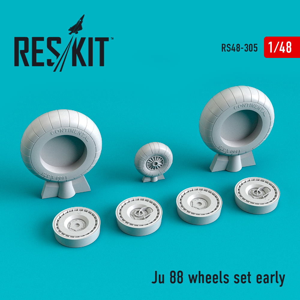 1/48 Ju 88 wheels set early type