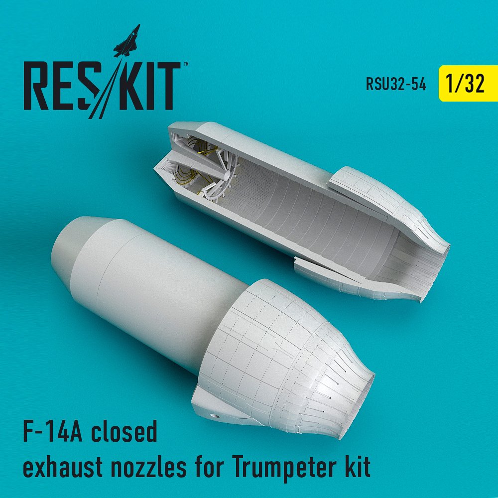 1/32 F-14A closed exhaust nozzles (TRUMP)