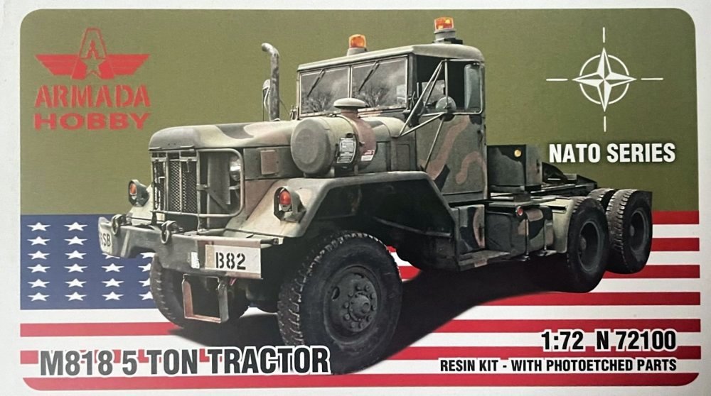 1/72 M818 5ton Tractor (resin kit w/ PE)