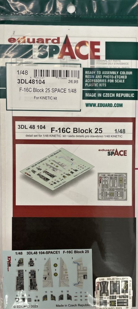 1/48 F-16C Block 25 SPACE (KIN)