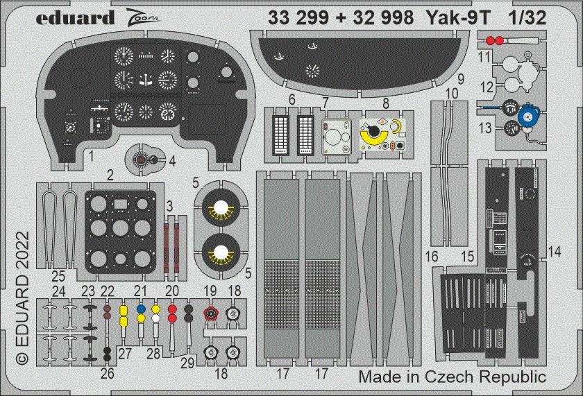 1/32 Yak-9T (ICM)