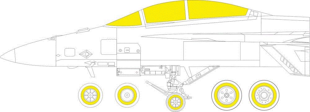 Mask 1/48 EA-18G (MENG)