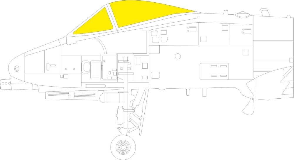 Mask 1/48 A-10C (HOBBYB)