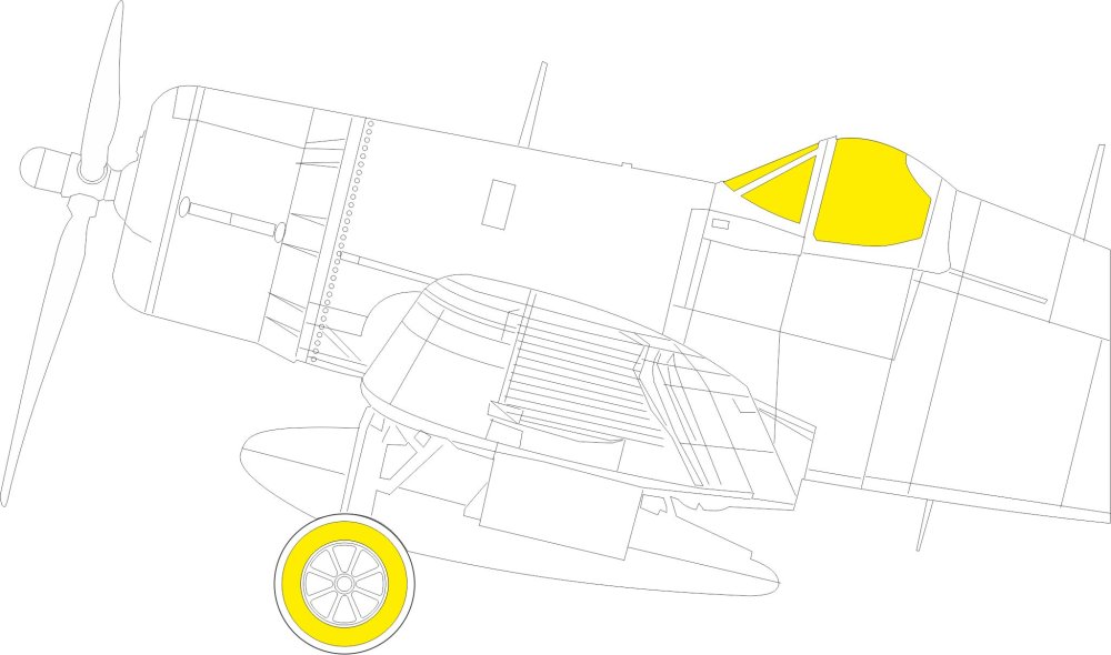 Mask 1/48 F4U-1D TFace (HOBBYB)