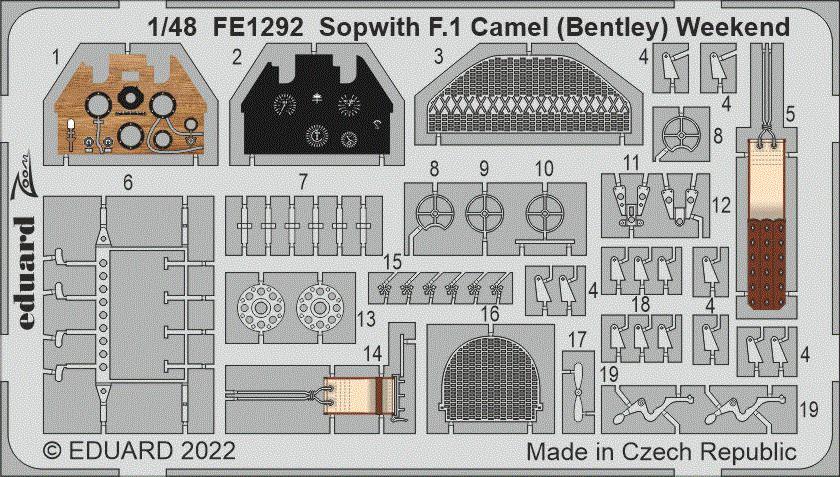 1/48 Sopwith F.1 Camel (Bentley) Weekend (EDU)