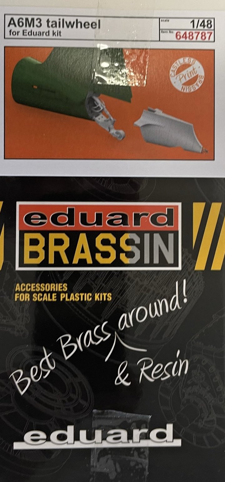 BRASSIN 1/48 A6M3 tailwheel PRINT (EDU)