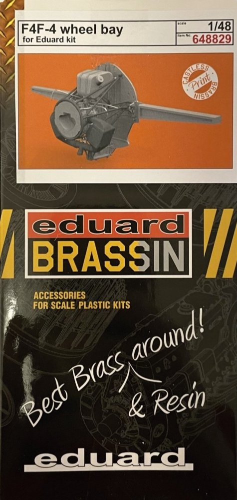 BRASSIN 1/48 F4F-4 wheel bay PRINT (EDU)