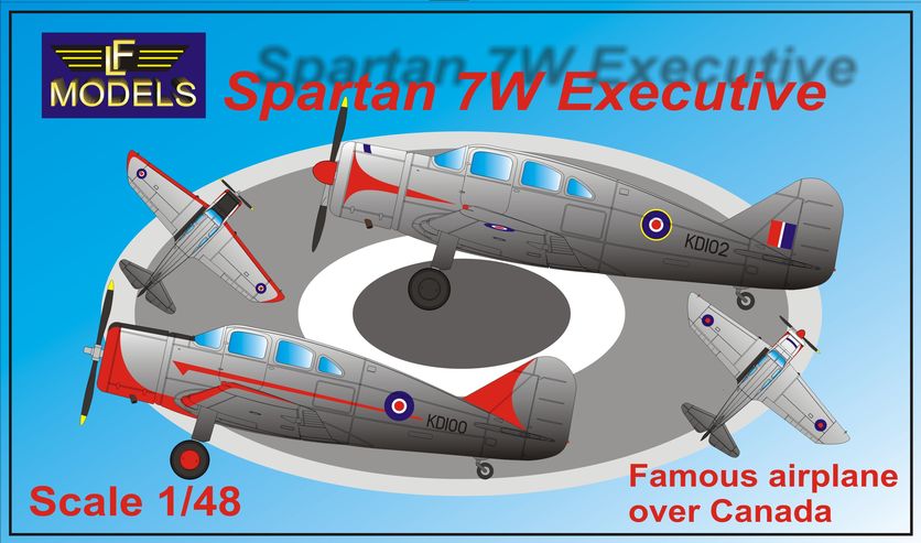 1/48 Spartan 7W Executive over Canada (resin)