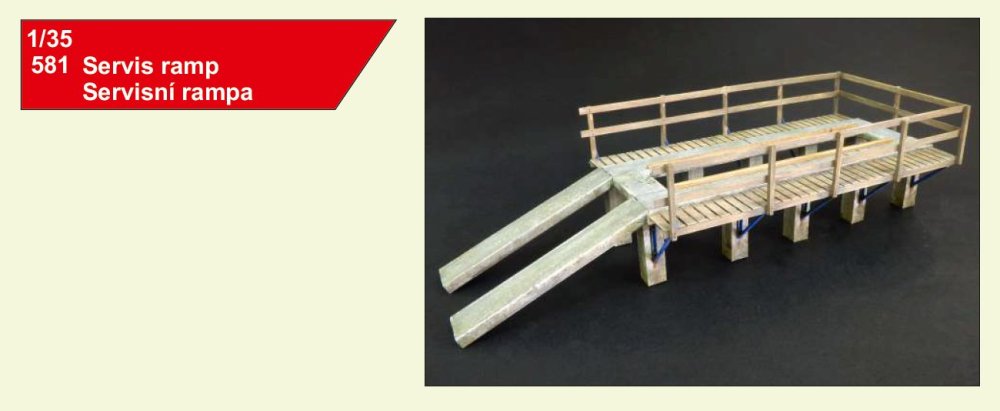 1/35 Servis ramp (resin kit)