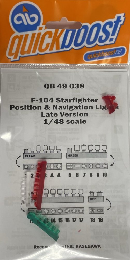 1/48 F-104 Starfighter posit.&navig.light (HAS)